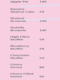 Cake Makers menu 3