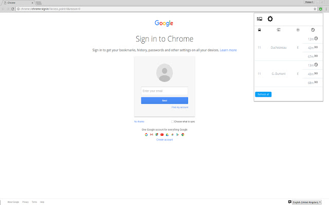 ChRomeTC chrome extension