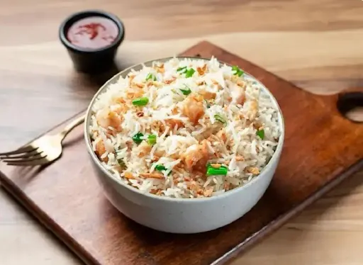 Egg Burnt Garlic Rice