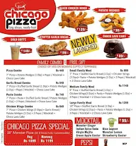 Chicago Pizza menu 2