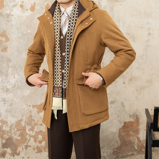 Title 2, Mens Slim Hooded Casual Jacket offers a modern...