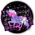 Cover Image of Download Night Galaxy Unicorn Keyboard Theme 1.0 APK