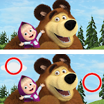 Cover Image of Unduh Masha and the Bear - Spot the differences 2.2 APK