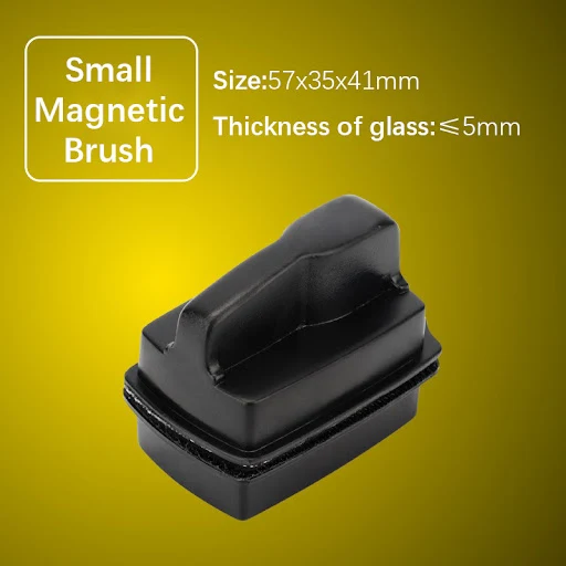 Magnetic Brush Cleaning Tool Strong Suction Glazing Scrub Double Sided Fish Tank Aquarium Tank Scrubber Comprehensive Cl