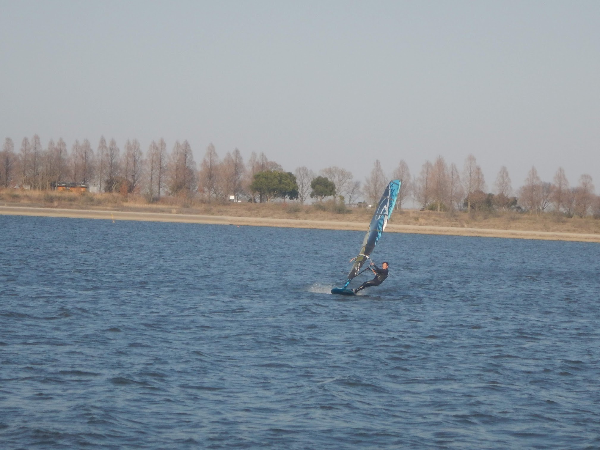 2020.03.19.谷中湖ウインドサーフィン