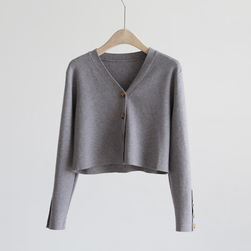 Title 13, Fashionable Short Cardigan Suspender Knitted Dr...