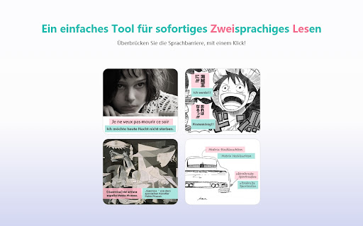 BiRead - Parallele Websiteübersetzung | Zweisprachige Untertitel