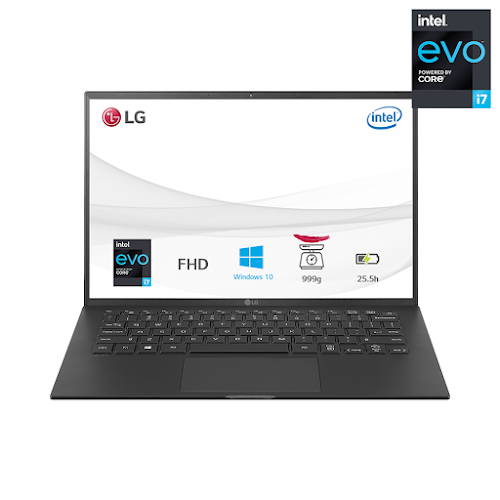 Máy tính xách tay/ Laptop LG Gram 2021 14Z90P-G.AH75A5 (i7-1165G7) (Đen) - Hàng trưng bày