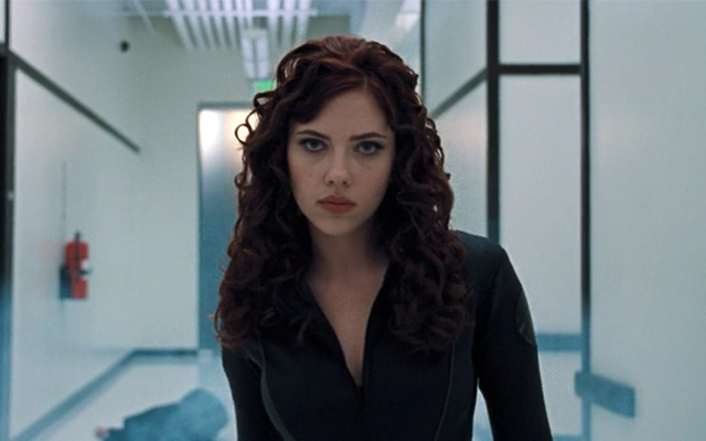 Johansson's role in Iron Man 2