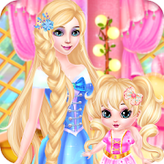 Princess And Baby makeup Spa  Icon