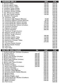 Fukra Hub menu 2