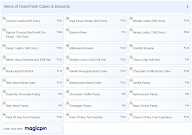 OvenFresh Cakes & Desserts menu 1