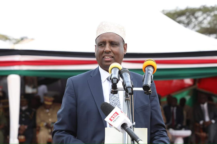 Marsabit Governor Mohamud Ali calls for leader's unity during Mashujaa Day celebration held in Moyale constituency