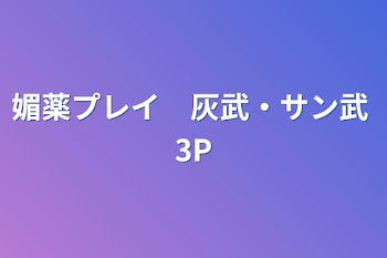 媚薬プレイ　灰武・サン武 3P