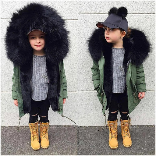 Title 1, Childrens faux fur coat Warm and stylish winte...