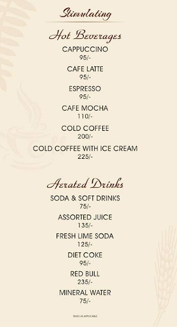 Cafe Umami menu 