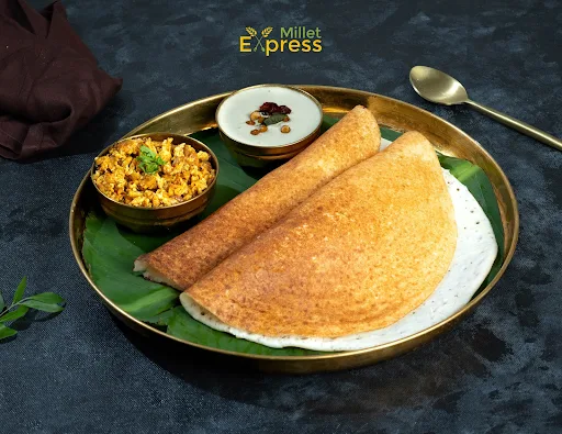 Millet Dosa Egg Burji Combo