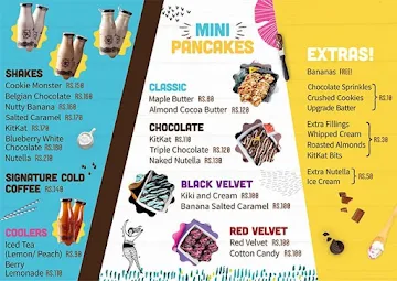 The Belgian Waffle Co menu 