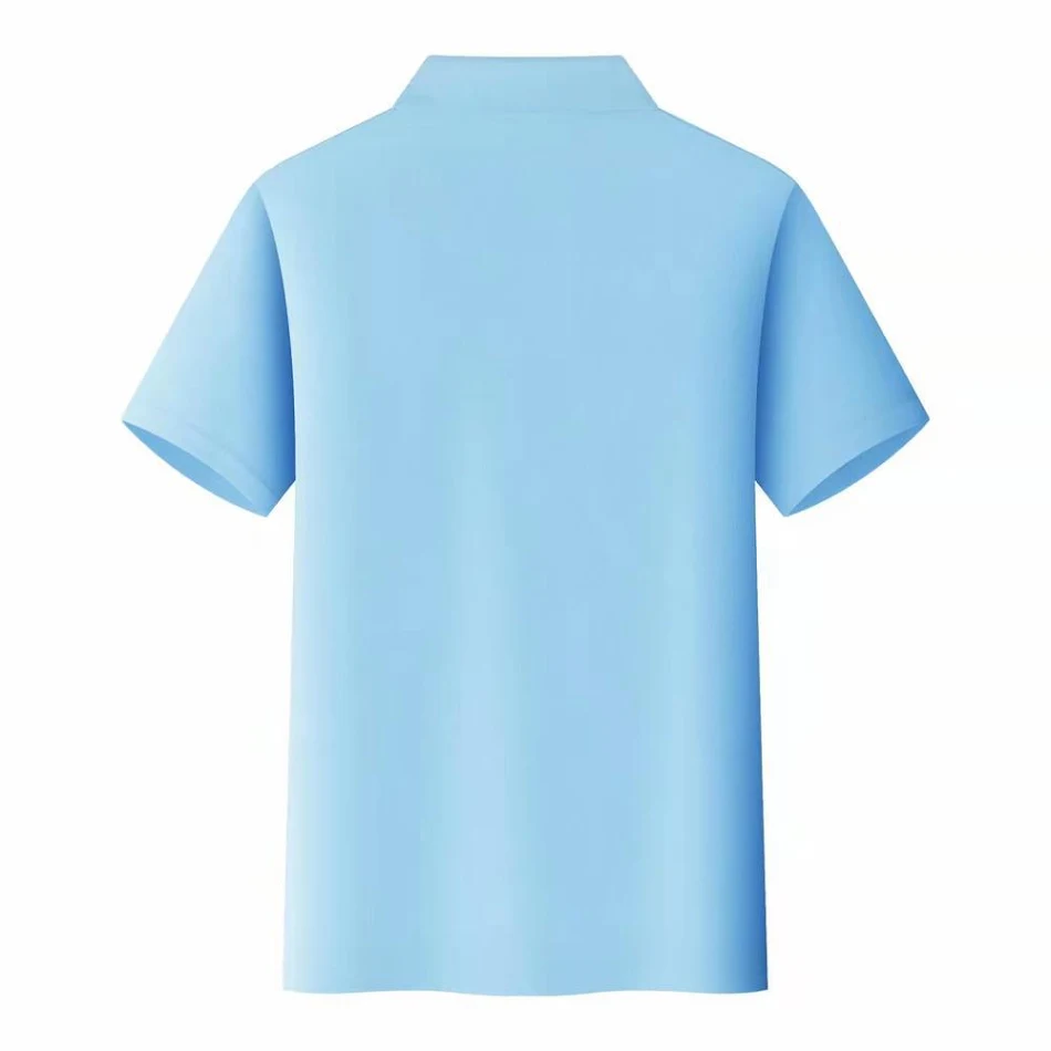 Heren effen gekleurde poloshirt met korte mouwen. Comfortabel en stijlvol voor dagelijks gebruik. Perfect om te personaliseren en te dragen