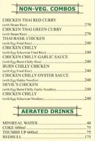 Schezwan Kings menu 1