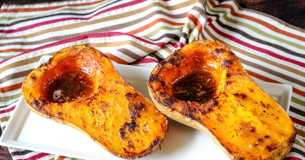 Brown Sugar & Cinnamon Butternut Squash | Just A Pinch