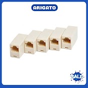 Đầu Nối Dây Mạng 10 Đầu Nối 1 - 1 Rj45 Nối 2 Đoạn Dây Mạng Thành 1 Đoạn Dây Liền Mạch Hoàn Chỉnh Arigato