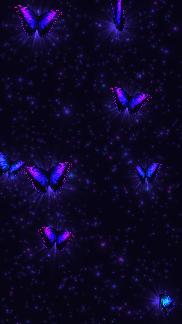 Скриншот Vivid Butterflies Live Wallpaper