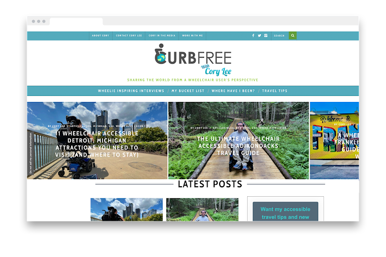 <p><em>The Curb Free website.</em></p>