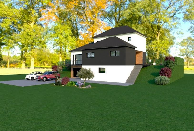  Vente Terrain + Maison - Terrain : 533m² - Maison : 130m² à Bréauté (76110) 