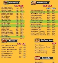 Sardar Ji Chaap & Rolls menu 1