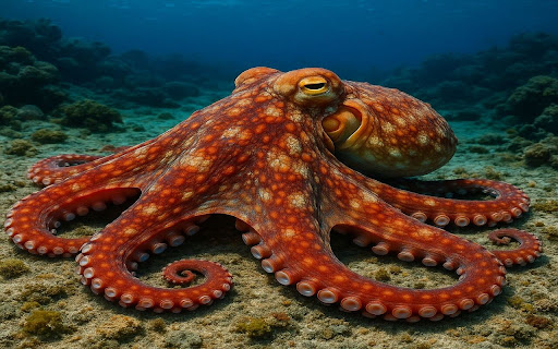 Red Rock Octopus Wallpaper screenshot 1