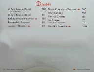 Kakada Ramprasad menu 3