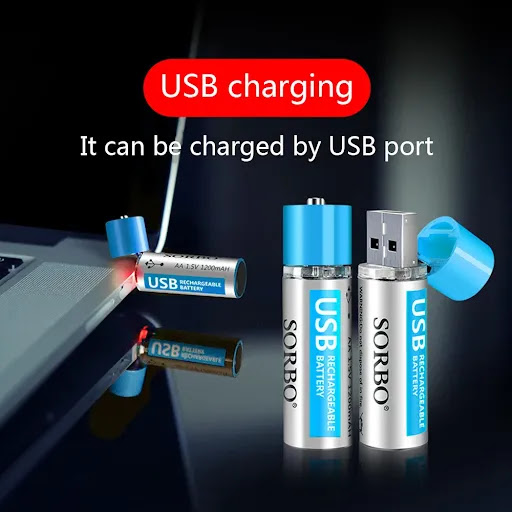 Title 8, AAA Lithium polymer battery set offers recharge...