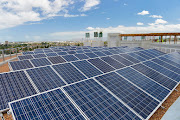 Solar panels in Cape Town.