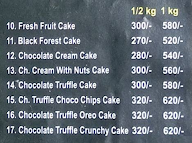 Ditis Cake Land menu 2