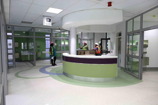 LONG TIME COMING: After many delays since the project was launched in 2007, the focus is now on finishing the hospital upgrade Pictures: STEPHANIE LLOYD