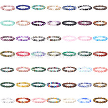 Title 6, 4mm Natural Agate Stone Beads Energy Charm Brac...