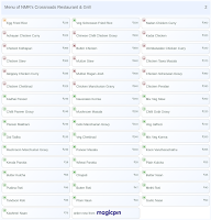 NMR's Crossroads Restaurant & Grill menu 2