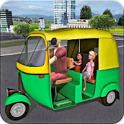 US Rickshaw Driver: Rickshaw Games 2018  Icon