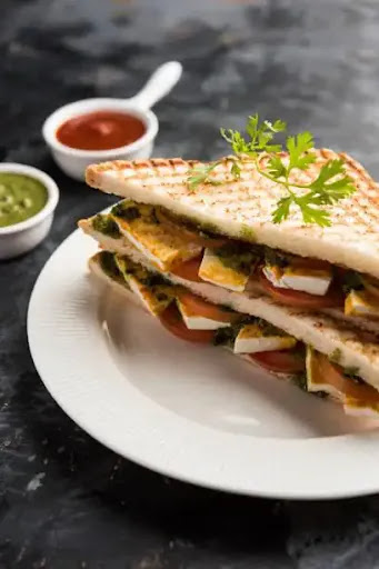 Green Chutney Veg Grilled Sandwich