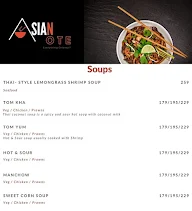 Asian Note menu 1