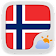 Norwegian Language GOWeatherEX icon