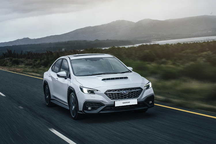 The handsome 2022 Subaru WRX is now on sale in SA. Picture: SUPPLIED