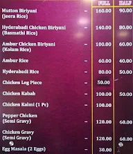 Biriyani Paradise menu 1