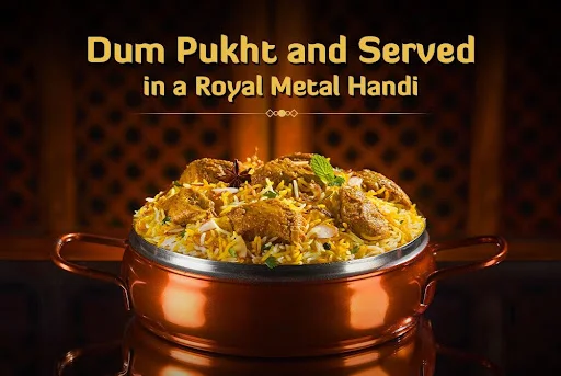 Murgh-e-Nawabi Handi Biryani (Serves 2)