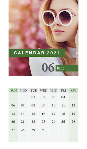 Calendar Photo Frame 2021