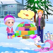 Baby Hazel Winter Fun  Icon