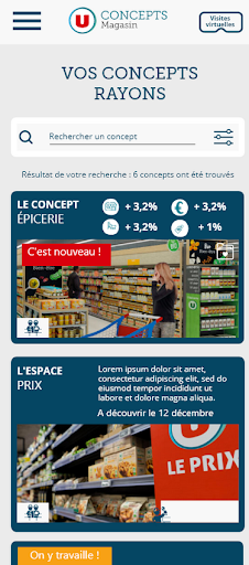 Screenshot U Concepts magasin