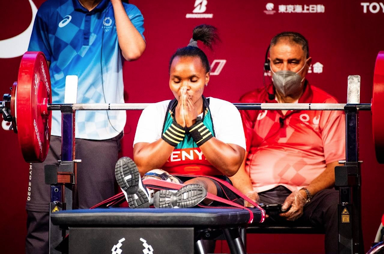 Hellen Wawira in a calm mood during the Tokyo Paralympics in August last year