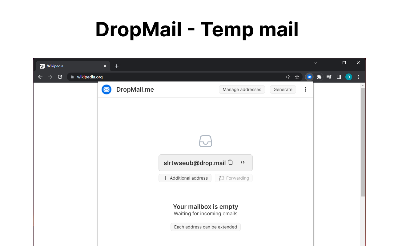 DropMail.me Preview image 0